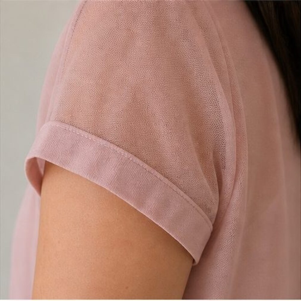 Blush Ruffle Blouse - Picture 5 of 6